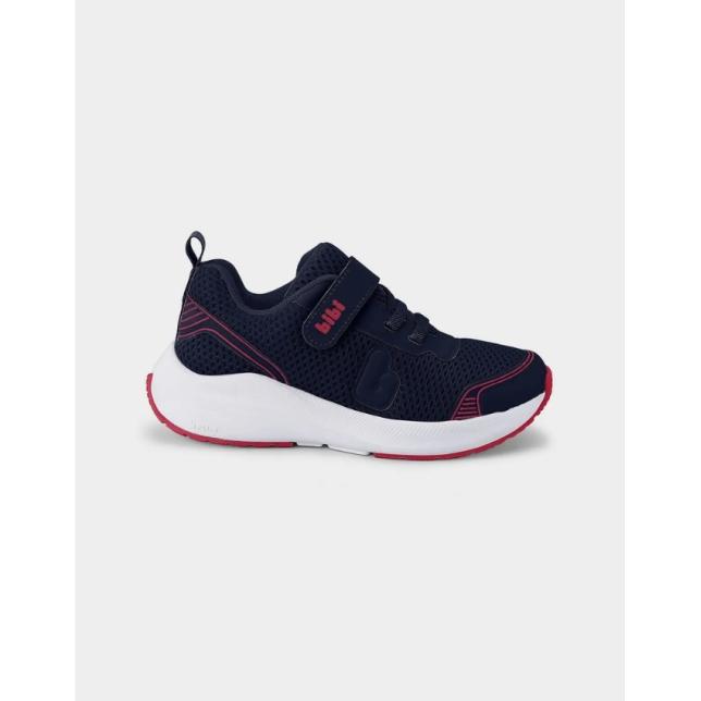 T�nis Bibi High School Azul Marinho De Velcro MARINHO/ORQUIDEA 28 