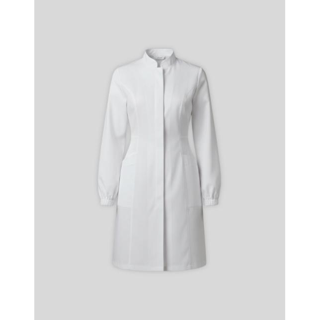  Jaleco Longo Feminino Manga Longa Gola Padre BRANCO 46 