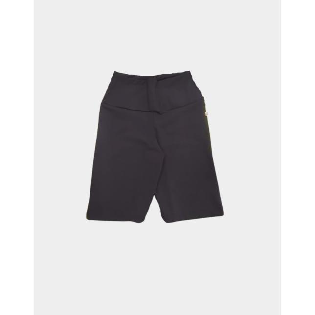 Bermuda Ciclista Suplex Preta Lisa PRETO PP ROSE MEI