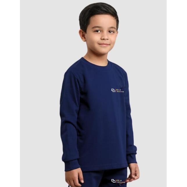 Ca 002 - Camiseta Algod�o Unissex Manga Longa Col. Catarinense Inf.- MARINHO 14 