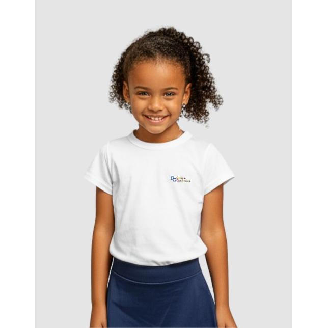 Bb 001 - Baby Look Cotton Manga Curta Col. Catarinense Infantil - BRANCO M INF 