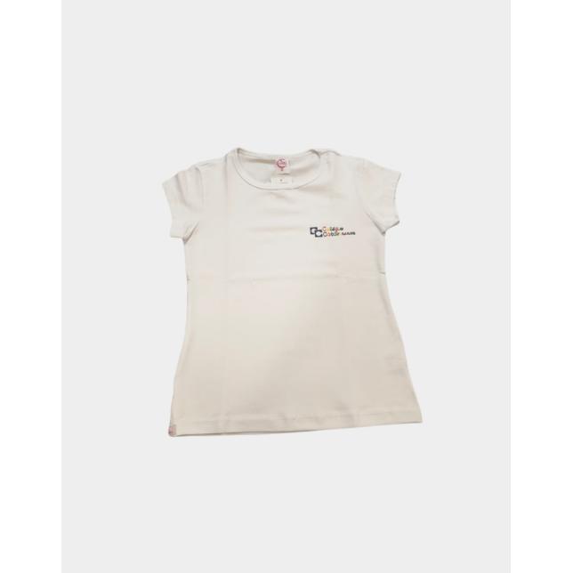 Baby Look Cotton Manga Curta Col. Catarinense Infantil BRANCO BR001 G INF 