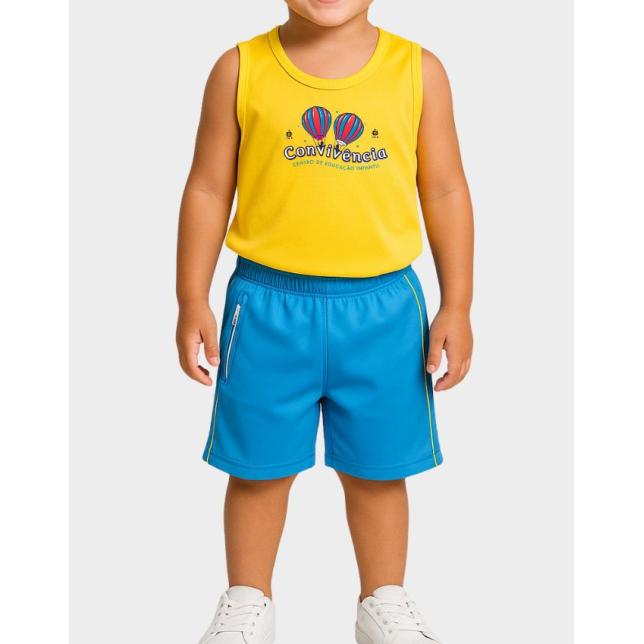 Be 200 - Bermuda Malha Abrigo Convivncia - CELESTE 165-M 08 