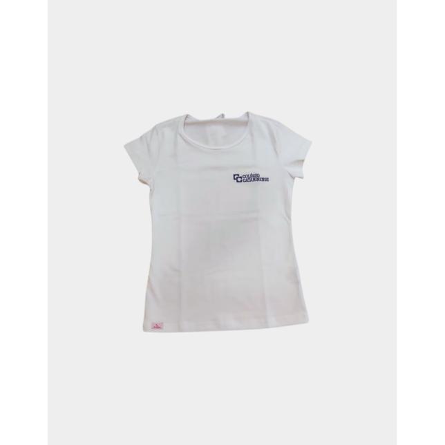 Baby Look Cotton Manga Curta - Col. Catarinense  BRANCO BR001 PP AD 