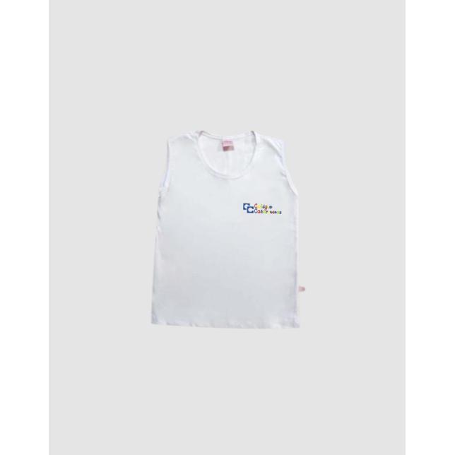 Regata Algod�o Col. Catarinense Infantil BRANCO 06 