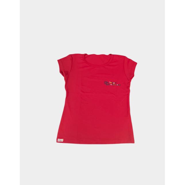 Baby Look Dryfit Vermelha - Col�gio Catarinense Inf VERMELHO MINF 