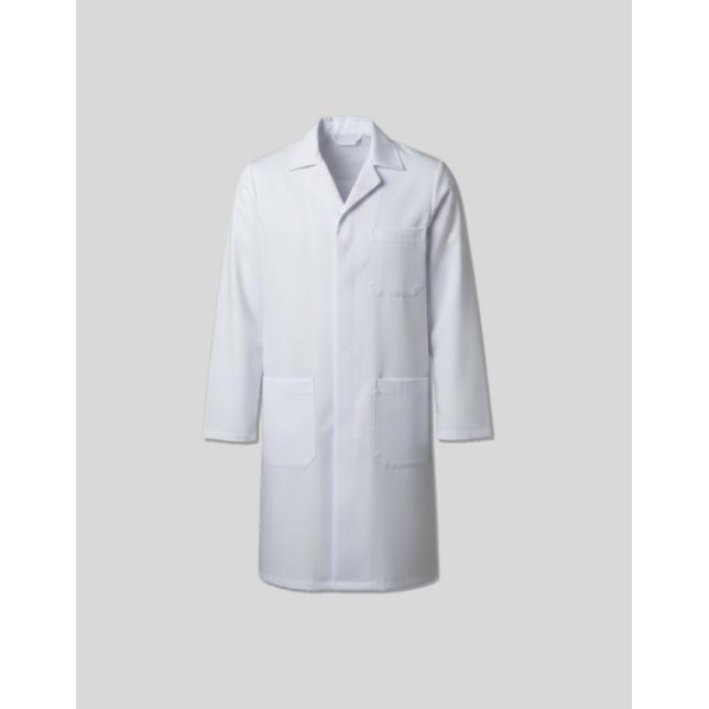 Jaleco Unissex Manga Longa C/ Gola Sport BRANCO P 