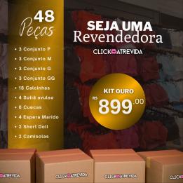 557-Kit Revendedora Ouro SORTIDO  