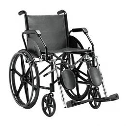 Cadeira De Rodas Preta Maciço Pi Courvin (45 Cm) Ref. 1016 Jaguaribe