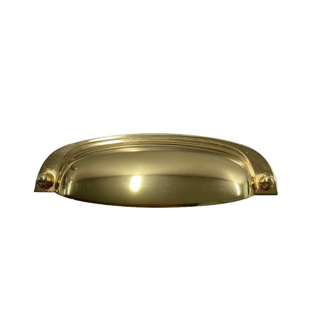 Puxador P/Moveis Concha Stilo 96mm Dourado Dourado 96mm 