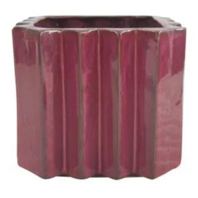 Vaso Cerâmica Vinho 14 Cm   