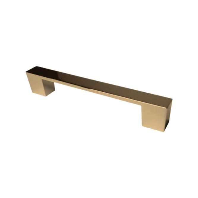 Puxador P/Moveis H3200 128mm Gold Dourado 128mm 