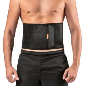 Cinta Abdominal Neoprene Hidrolight 100X20CM PRETO OR48