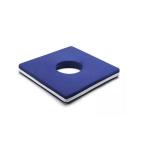 Almofada Confort Plus Atoalhada Com Orificio Preta Latex Solutions - Foto 1