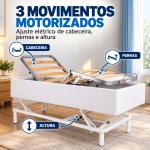 Cama Hospitalar Motorizada Comfort Pilati Branca 3 Movimentos At� 150kg - Foto 4