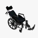 Cadeira De Rodas Fit Reclin�vel Em Aluminio Pneu Antifuro Jaguaribe At� 100kg - Foto 5