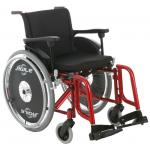 Cadeira Rodas Agile Pneu Inflavel Aluminio Jaguaribe 44 VERMELHO METALICO 