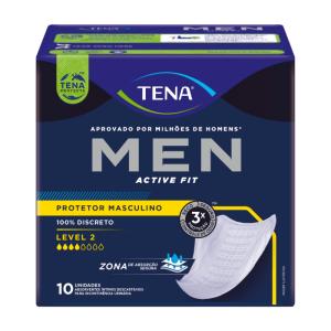 Absorvente Tena Men Level 2 Com 10 Unidades   0113750755