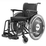 Cadeira De Rodas Agile Pneu Inflavel Aluminio Jaguaribe At� 120kg - Foto 3