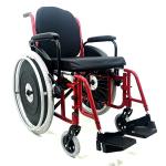 Cadeira Rodas Aktiva Ultra-Lite X  Encosto Rigido Ortobras 46 VERMELHO METALICO 