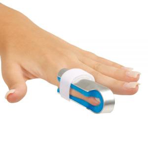 Splint Duplo Imobilizador De Dedo Bracepauher Ortho Pauher P PRATA AZUL AC446