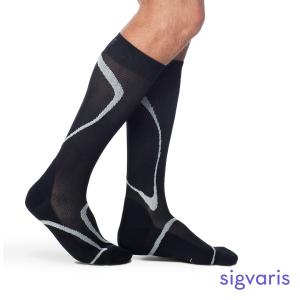 Meia 3/4 Performance Corrida/Caminhada/Esportes 520 Sigvaris Longa 20-30mmhg