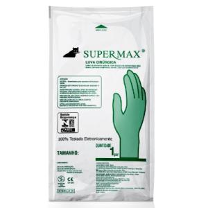 Luva Latex Esteril Supermax 7,0 CREME 
