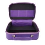 Maleta Em Couro Sintetico Lilas 709 Lkl - Foto 2