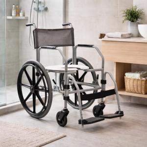 Cadeira De Banho Em Aco Pneu Macico Rg At� 100kg Jaguaribe