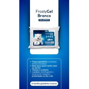 Travesseiro Frio Frostygel 50x70 Fibrasca - Foto 5