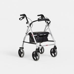 Andador 4 Rodas Com Assento E Cesto At� 135kg Mercur