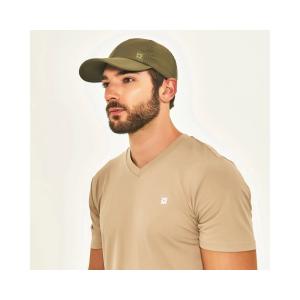 Bone Uv Pro Com Protecao Solar Masculino Uv Line UNICO VERDE MILITAR 