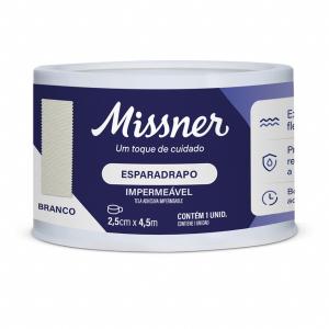 Esparadrapo Impermevel Missner 5CMX4,5M BRANCO PA.0235