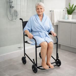 Cadeira De Banho Simples Pl201 At� 85kg Prolife - Foto 2