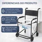 Cadeira De Banho Simples Pl201 At� 85kg Prolife - Foto 3