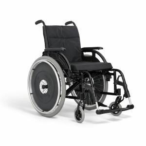 Cadeira Rodas K3 Pneu Inflavel Aluminio 120kg Ortobras  40/40/40 PRETO CADEIRA K3