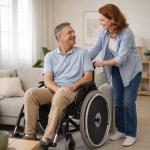 Cadeira Rodas K3 Pneu Inflavel Aluminio 150kg Ortobras - Foto 3