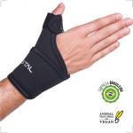 Munhequeira Com Tala Polegar Ajustavel Preto Kestal - Foto 4