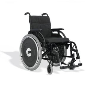 Cadeira Rodas K3 Pneu Inflavel Aluminio 120kg Ortobras  42 PRETO 