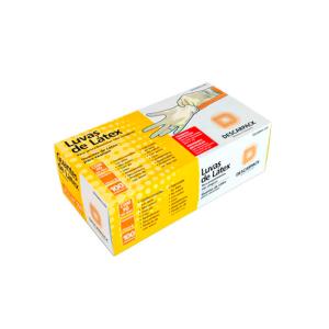 Luva De L�tex Com Talco Descarpack 100 Unidades ? Uso Geral G CREME 530401/531401