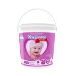 Lencos Umedecidos Balde 400 Unidades Rosa Parentex - Foto 1