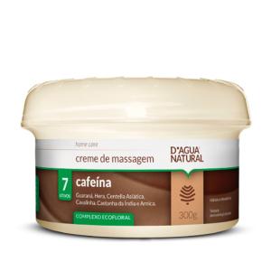 Creme Massagem Cafeina 7 Ativos 300g Dagua Natural   