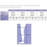 Meia Calca Longa 862p Select Comfort Aberta 20-30mmhg Sigvaris  - Foto 2