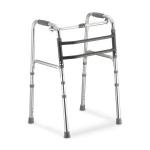 Andador Articulado E Fixo Aluminio D10 Prata At� 150kg Dellamed - Foto 1