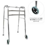 Andador Articulado E Fixo Aluminio D10 Prata At� 150kg Dellamed - Foto 16