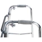 Andador Articulado E Fixo Aluminio D10 Prata At� 150kg Dellamed - Foto 13