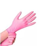 Luva Nitrila Sem Talco 100 Unidades Medix - Rosa - Foto 3