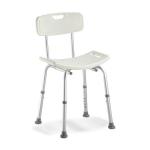 Banco Para Banho Com Encosto E Altura Regul�vel D2 Em Alum�nio At� 135kg Dellamed - Foto 1