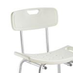 Banco Para Banho Com Encosto E Altura Regul�vel D2 Em Alum�nio At� 135kg Dellamed - Foto 5