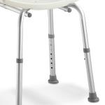 Banco Para Banho Com Encosto E Altura Regul�vel D2 Em Alum�nio At� 135kg Dellamed - Foto 8